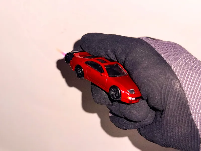 SoCal Divinity Nissan 300ZX Refillable Lighter shaped like a miniature car