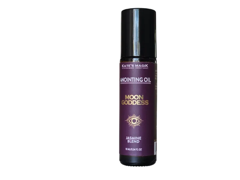Kates Magik Moon Goddess Radiance Personal Expression Anointing Oil roll-on bottle