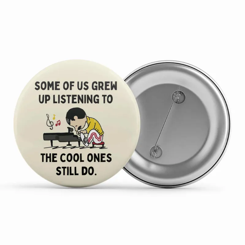 The Banyan Tee US Badge - Cool Ones Still Do, small round pin button with glossy finish