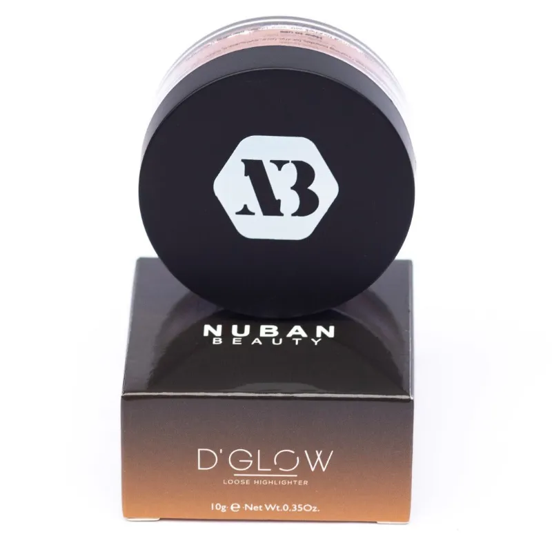 Nuban Beauty D'Glow Loose Highlighter powder for face, eyes and body