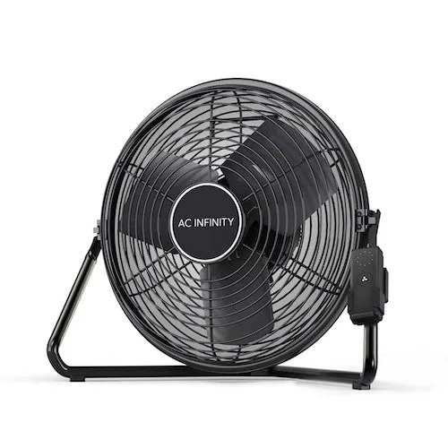 Mass Hydroponics AC Infinity CLOUDLIFT S12 12-inch floor wall fan with wireless controller