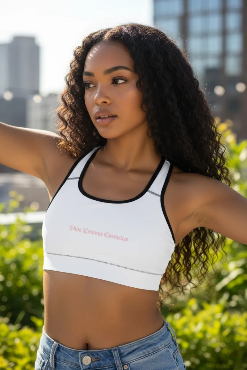 Viva Koutour Cosmetics VKC Padded Sports Bra with removable padding