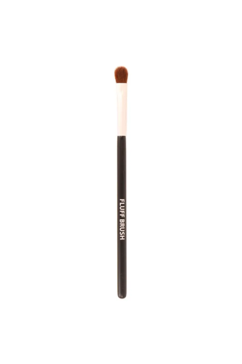Godiva's Secret Wigs Fluff Brush, fluffy makeup brush on white background