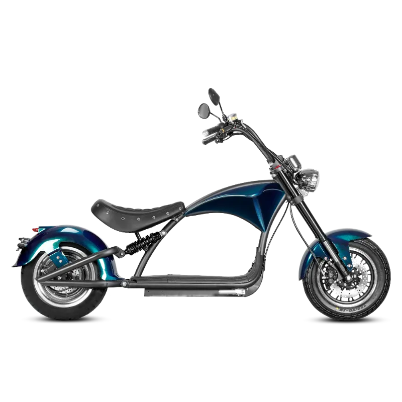 Eahora Emars M1P Aquamarine electric scooter in aquamarine color