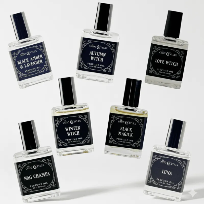 Spirit Nest Buy 3 Perfume Oils for $52 trio collection in 15ml bottles