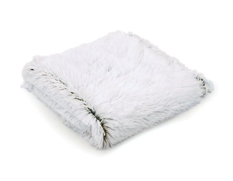 Found My Animal Arctic Shag Blanket in soft white furry fabric