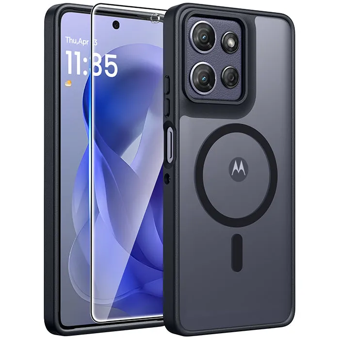 FNTCASE OFFICIAL Moto G Power 5G magnetic translucent matte shockproof phone case