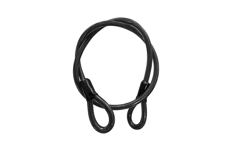 Heybike Bike Steel Cable braided security cable in black