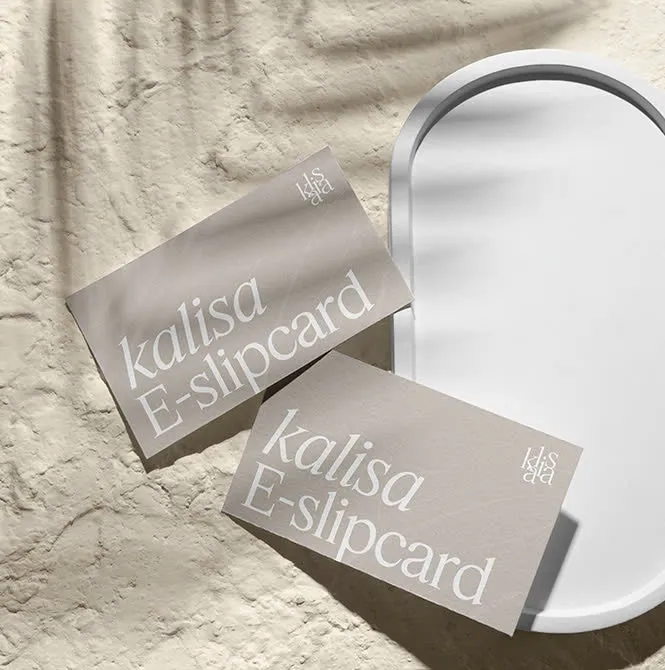 Kalisa E-slipcard gift card product