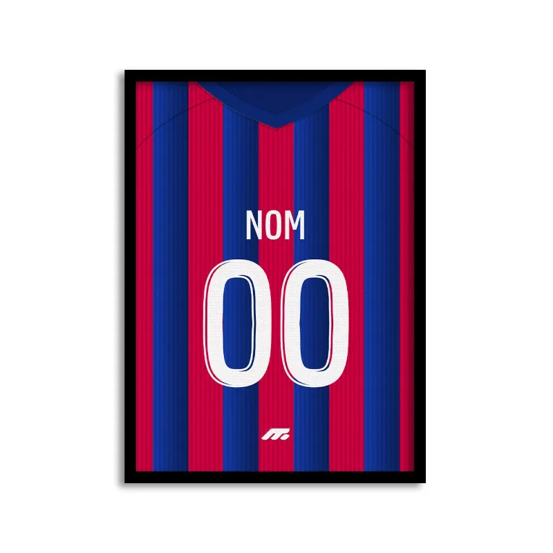 MYCASE FC Affiche Clermont - Domicile poster showing team colours