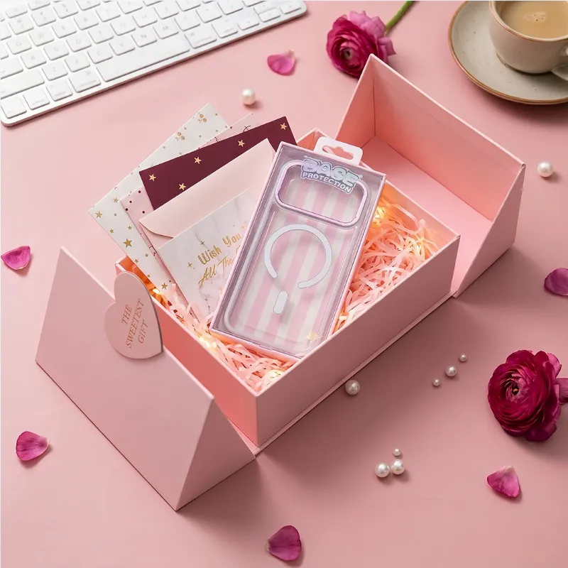 COBAK Case Beloved blush heart box with romantic design