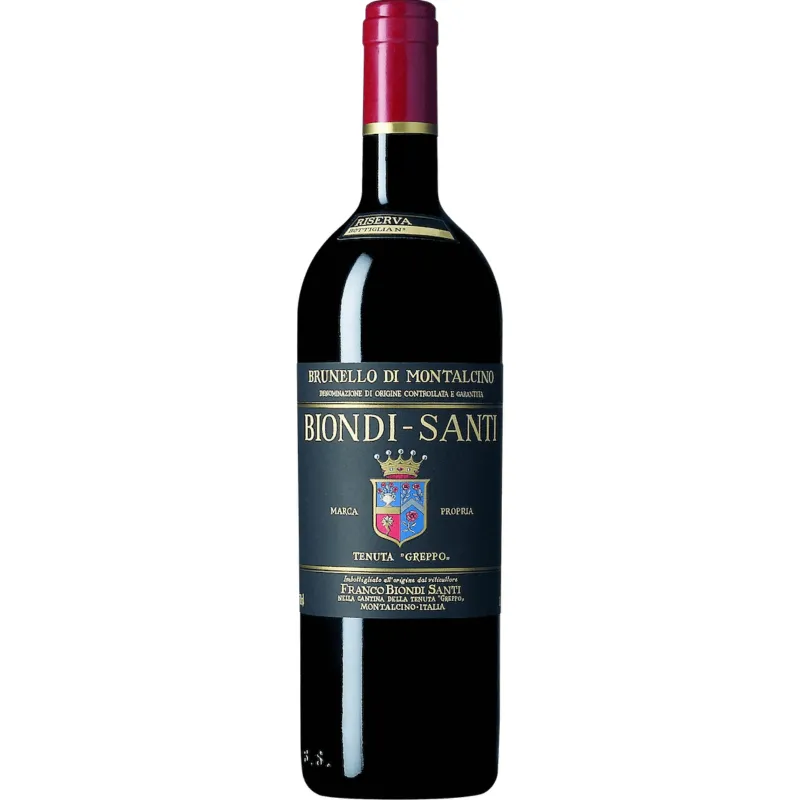 Mr.D Wine 1988 Biondi Santi Greppo Riserva Brunello di Montalcino bottle