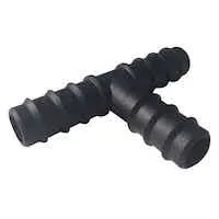 Mass Hydroponics 1/2 inch Tee Connector three way pipe fitting for hosepipe