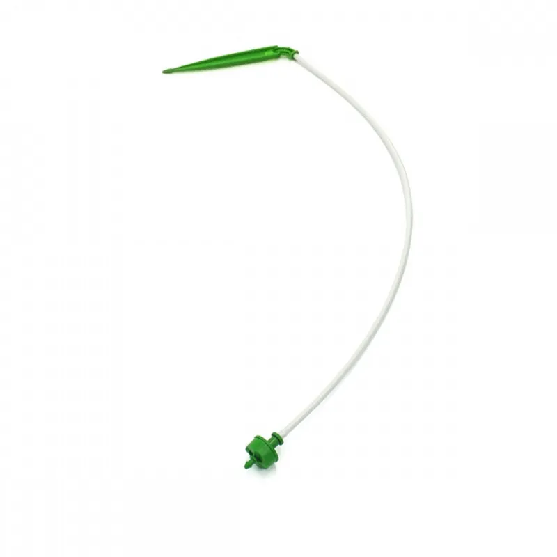 Mass Hydroponics 1-Way Micro Dripper Stake Assembly 0.6 GPH Per Stake with pressure compensating emitter