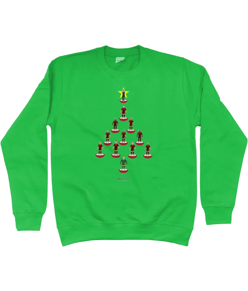Rogues Gallery 3 Lions Xmas Tree Kid's Sweatshirt