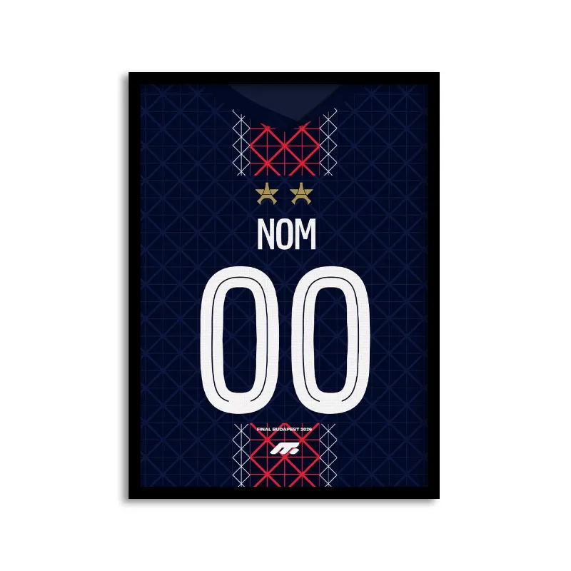 MYCASE FC Affiche Paris Champions 2026 football club poster