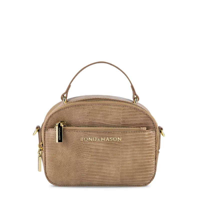 Bond & Mason The Camden Handbag (Brown) product photo showing brown handbag