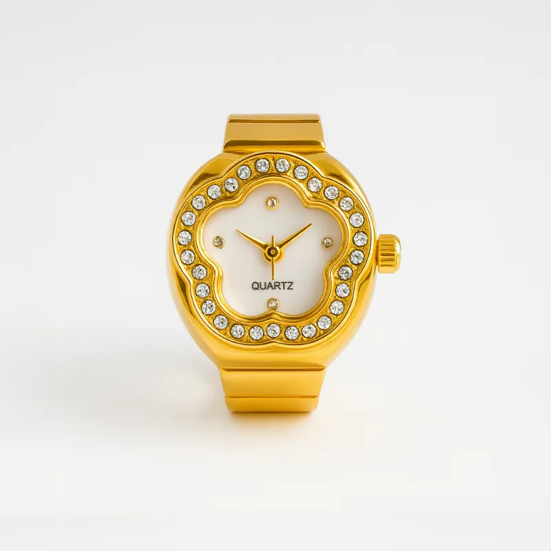 FabuLove Brionne Ring Watch featuring working timepiece on ring band