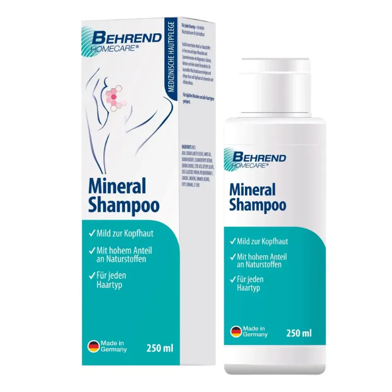 Evolsin Medical Mineral Shampoo 250ml bottle for sensitive scalp and psoriasis