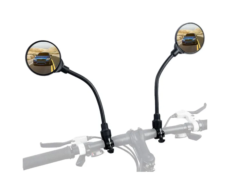 HiKeep Bike Mirror wide-angle convex mirror mounted on handlebar