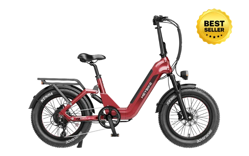 Heybike Ranger 3.0 Pro Special Offer folding fat-tire e-bike in black