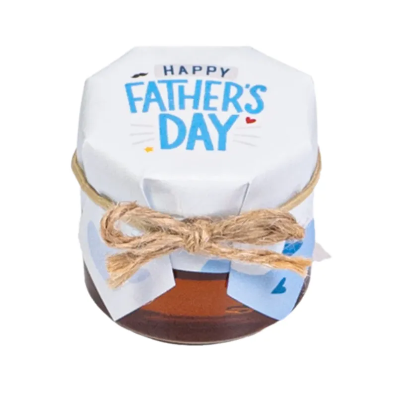 HoneySpree Father's Day Mini Honey Jar with halal-certified multi-floral honey