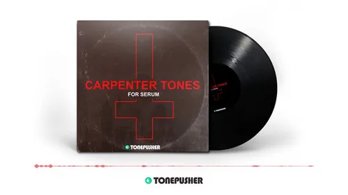 Tonepusher Carpenter Tones darksynth Serum presets inspired by Carpenter Brut for synthwave production
