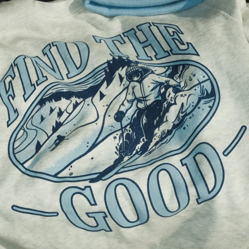 Find The Good Brand The Ski Crew Neck sweatshirt with Miracle March inspired design