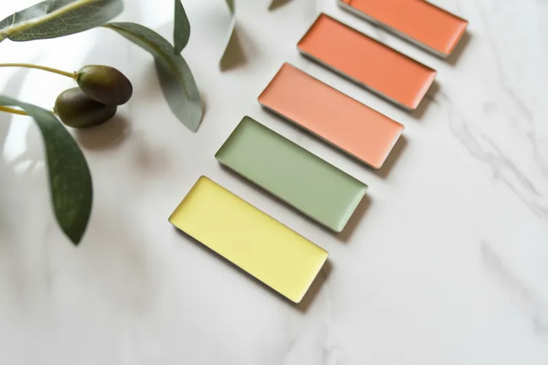 PiperBlue Organic Makeup PiperBlue's Organic Color Correctors in green, peach, and yellow shades
