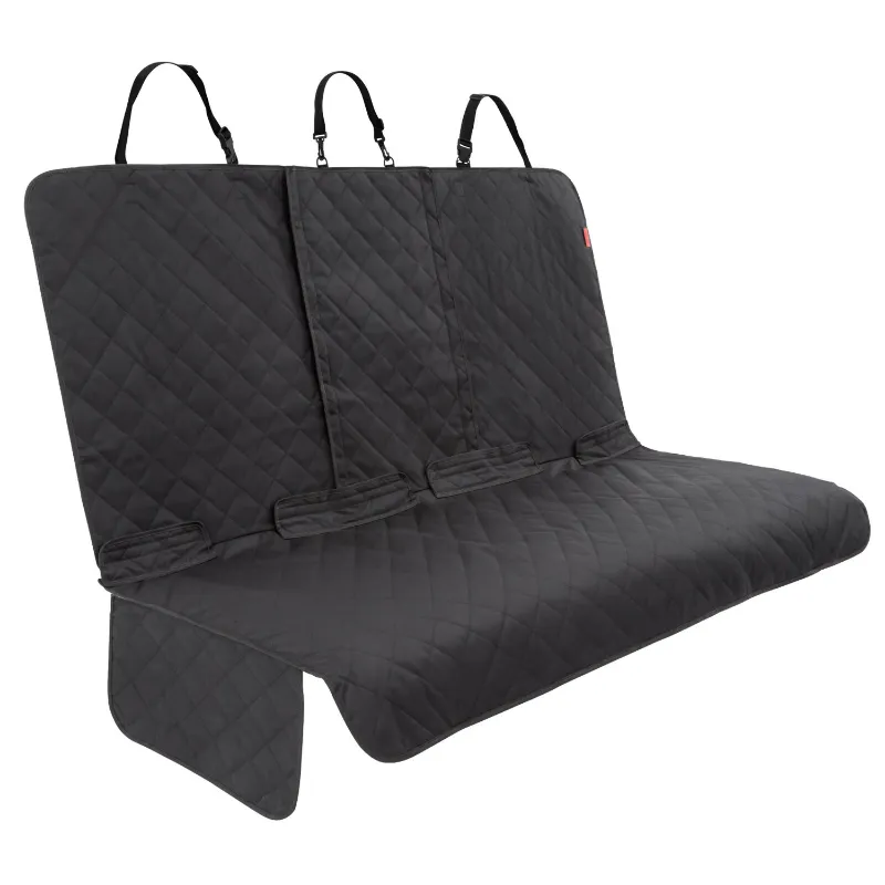 Lusso Gear Dog Car Seat Cover on car backseat