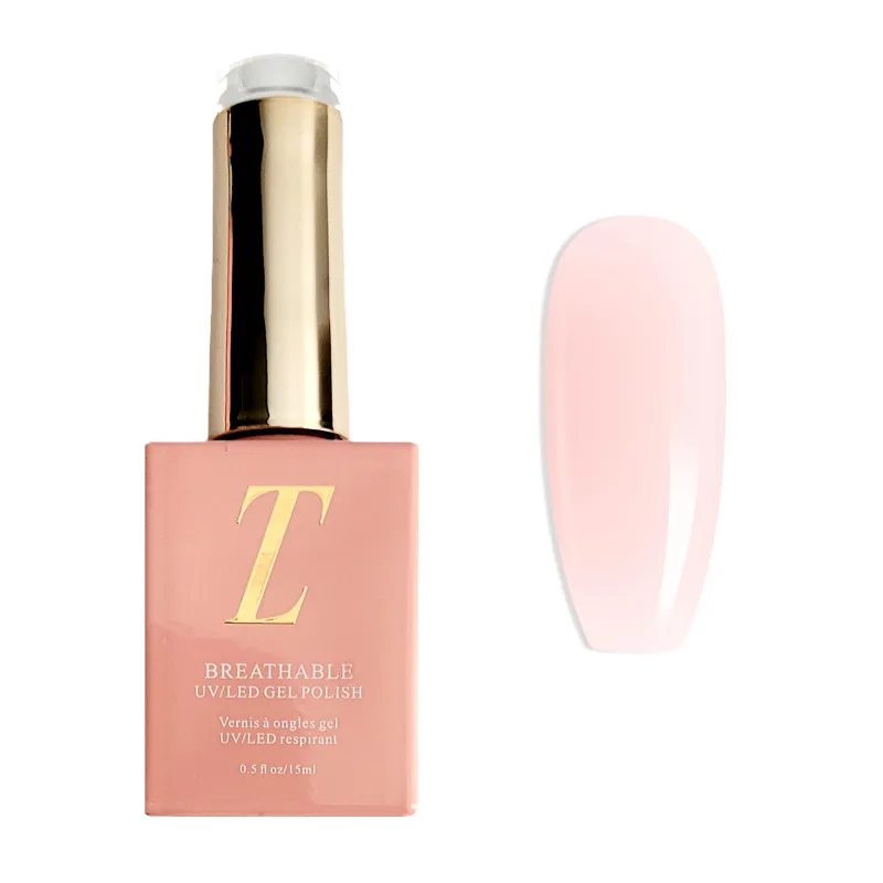 Tuesday in Love Blushy ultra sheer blush pink halal gel nail polish bottle