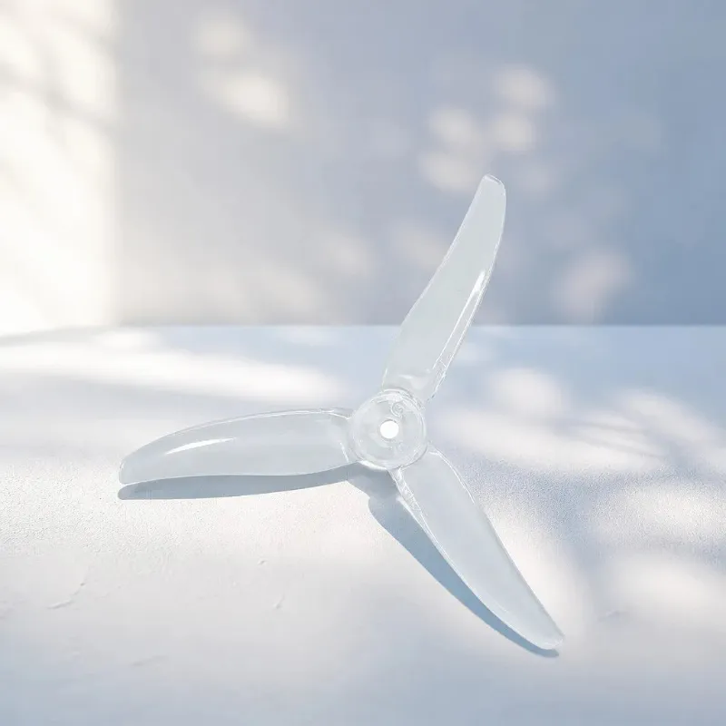 QWinOut 4Pairs GEMFAN 3525 3-blade propellers in clear gray