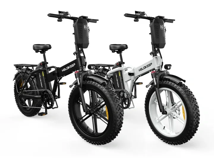 HiKeep CM20 Folding Electric Bike with 48V battery and fat tires