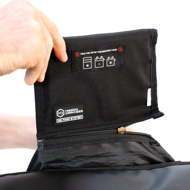 MOS Equipment Mission Darkness Disconnect Faraday Bag, modular RF shielding pouch