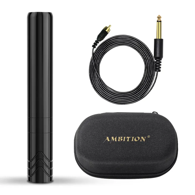 Ambition Tattoo Rotary Tattoo Machine Permanent Makeup Tattoo Pen in lightweight aluminum construction
