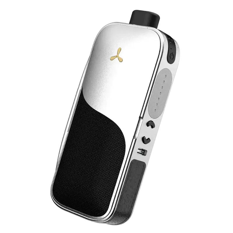 Airvape Legacy CORE dual use vaporizer with 7 LED heat levels in a colorful design