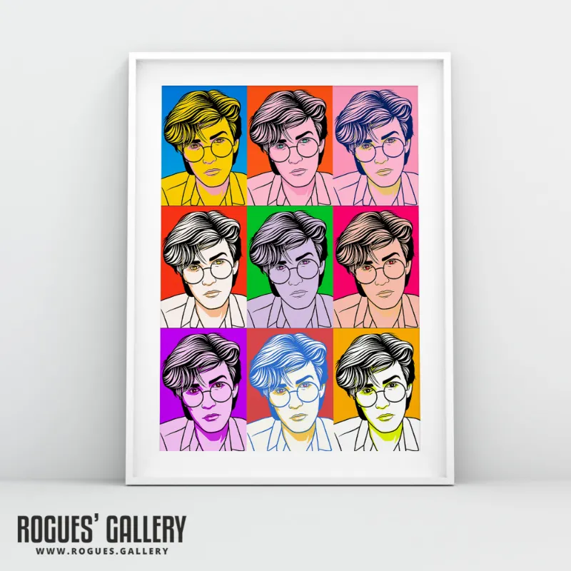Rogues Gallery 80s Retro Project Japan David Sylvian Pop Art Print Andy Warhol style