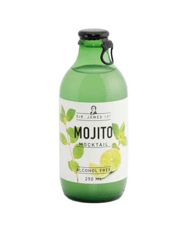 Vegaliano Mojito Alcohol Free, 250ml bottle of mint-lime mocktail drink