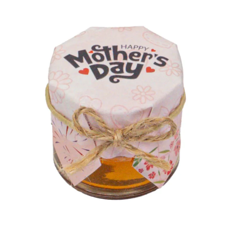 HoneySpree Happy Mother's Day Mini Honey Jar, single decorated jar