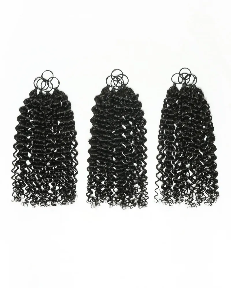Jaliza 18 inch 100% Hand-Made Human Hair Feather Crochet Hair For Miracle Knots Hair Extensions