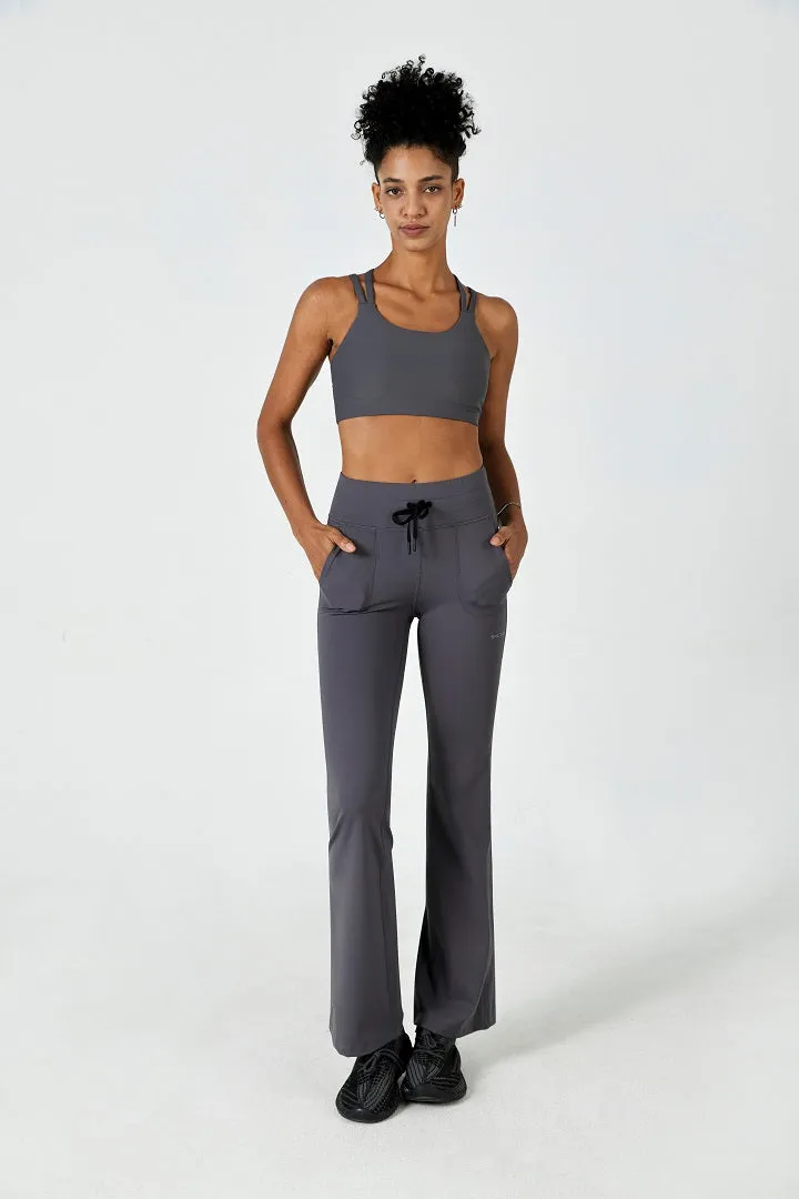 SALTUM Hitense™ Spaghetti Strap Sports Bra and Flare Legging matching activewear set
