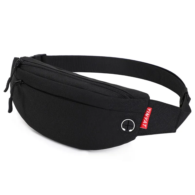 PUPU Sports Running Waist Bag with large phone holder and adjustable elastic waistband