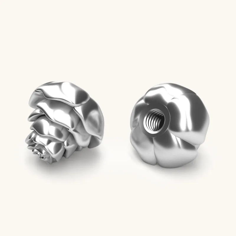Defender Ring Maximalist Top in stainless steel and gold finishes