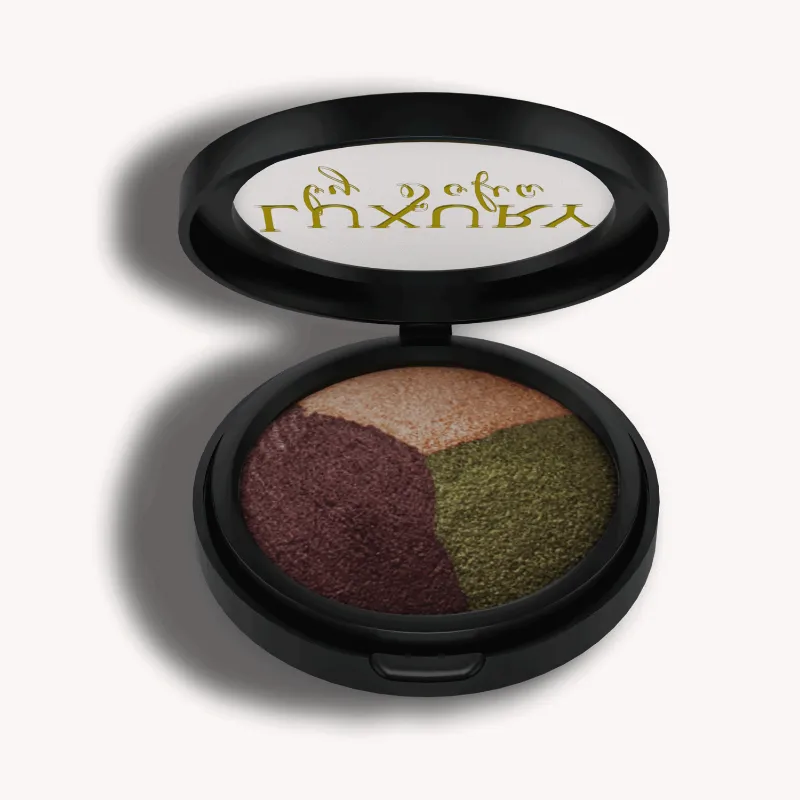 Luxury by Sofia All Natural Eyeshadow Trios palette showing three shades