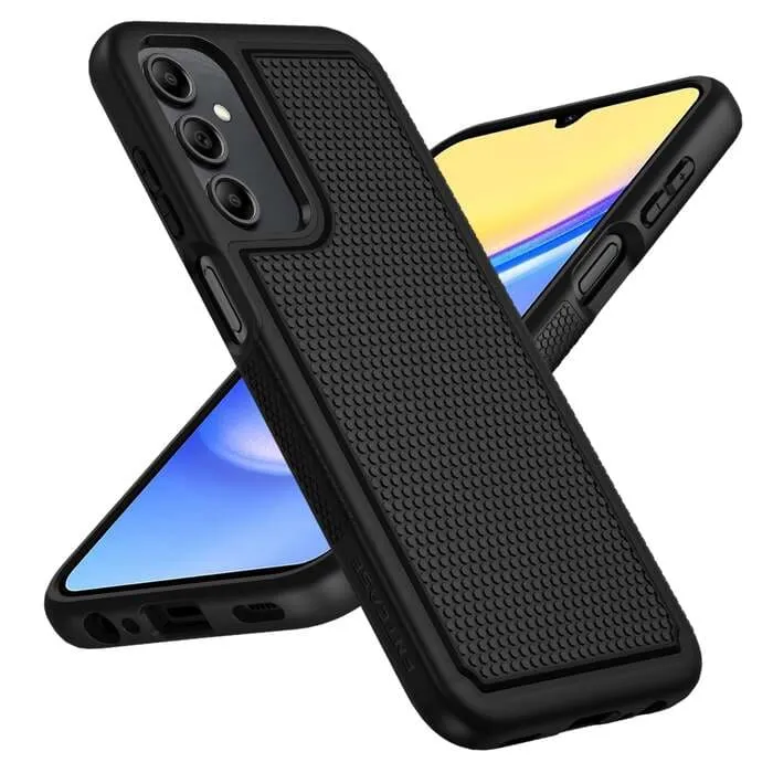 FNTCASE OFFICIAL Galaxy A15 5G shock protection case with non-slip hexagon texture