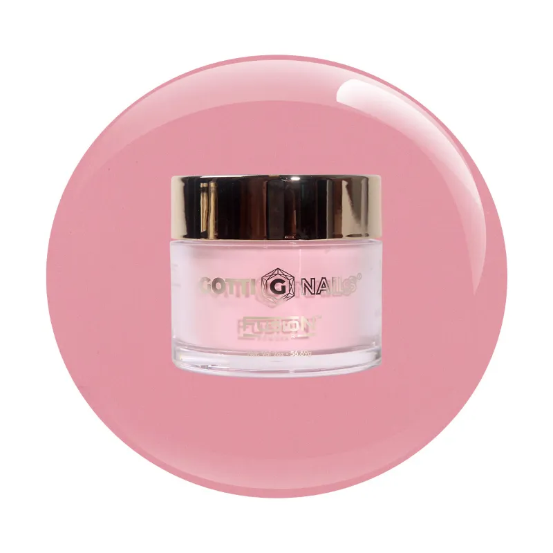 Gotti Nails #20F Fusion Powder The Queen Bee Is Me pale pink crème dip powder in jar
