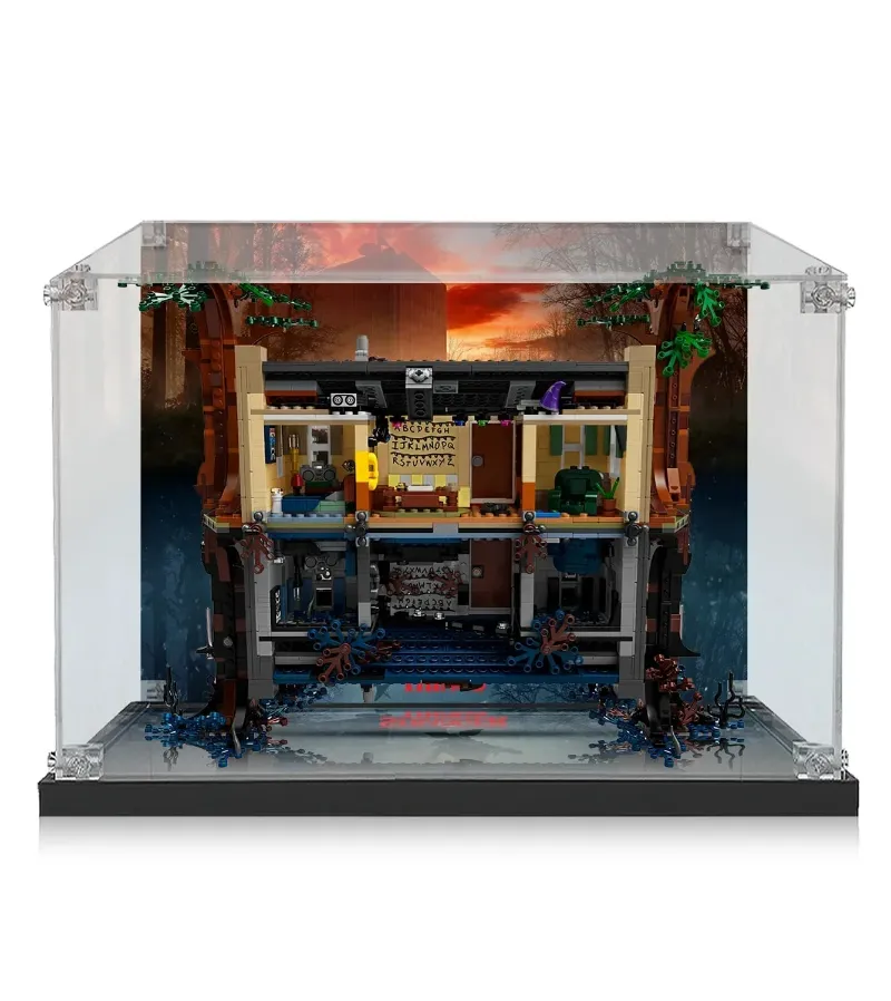 ICUANUTY Display case for LEGO Stranger Things Upside Down, clear acrylic enclosure