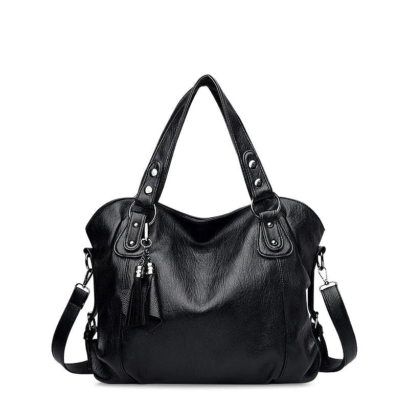 Bond & Mason The Palmer Tote Bag showing a vegan leather tote with detachable strap