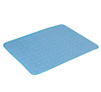 Rhykin ChillPaws Cooling Mat showing pressure-activated cooling surface for pets