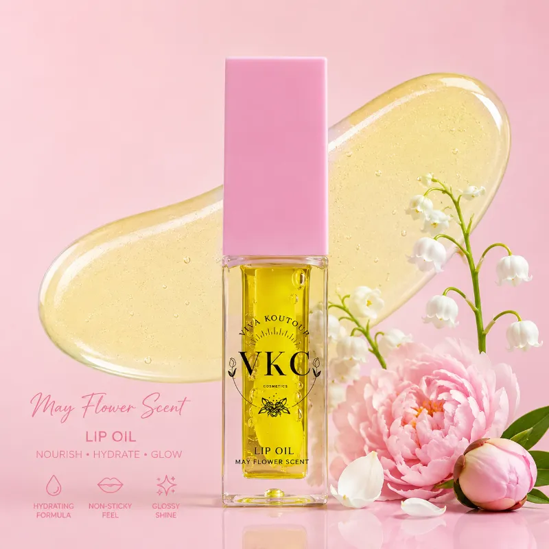 Viva Koutour Cosmetics VKC Lip Oil Ultra May Flower glossy plumping hydrating lip oil